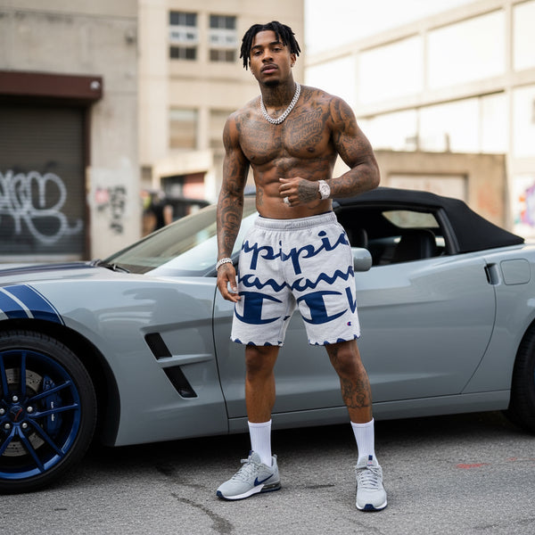 *CHAMPION* ~COTTON~ •FITTED SHORTS• (34” WAIST)