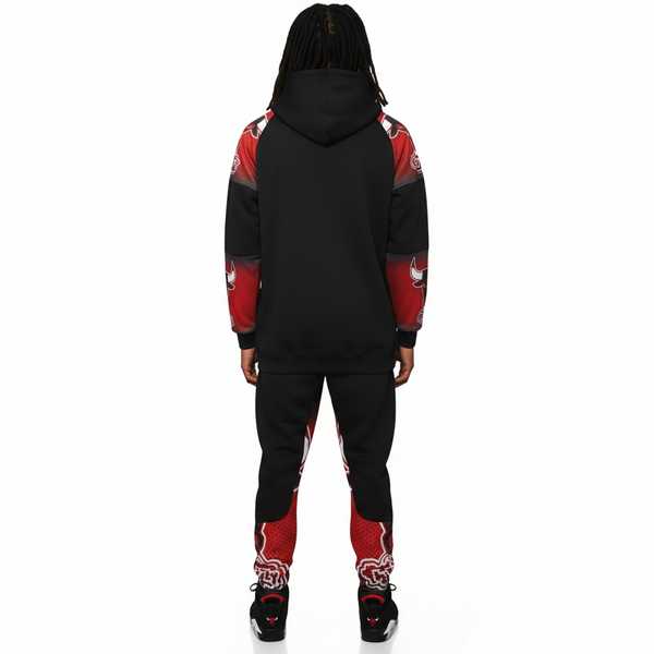 ^BULLS^ (WINDY CITY) *CUT & SEW* LUXURY JOGGER SWEATSUITS