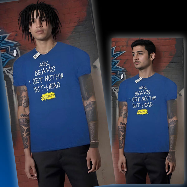 ^ROCKSMITH^ (BLUE) ~BUTTHEAD~ SHORT SLEEVE T-SHIRTS