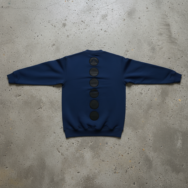 *KOODOO* (BLUE-BLACK) •LUXURY CREWNECK SWEATSHIRTS•