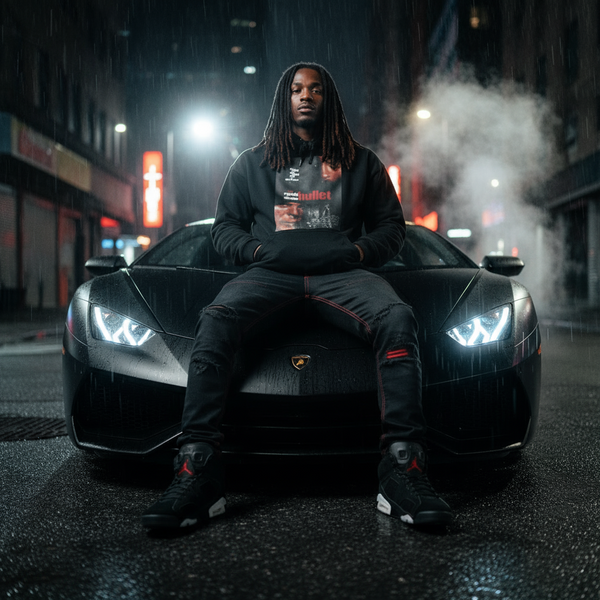 *BULLET - Motion Picture* ~thick pullover hoodie~ (XL)