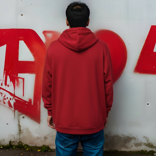 *SEAN JOHN* (RED-MULTI) POLYESTER HOODED ZIP UP TRACK JACKETS (XB SIZED)