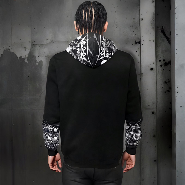 ^KING OF HEARTS^ LUXURY PULLOVER HOODIES LUX (CUT & SEW) (EMBROIDERED LOGO)