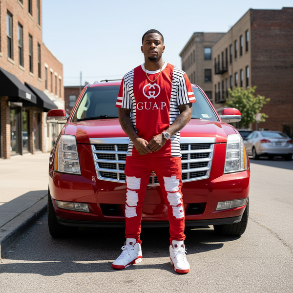 *IMPERIOUS* ~GUAP~ FANCY T-SHIRTS (SCOOP TAIL WITH STRINGS)