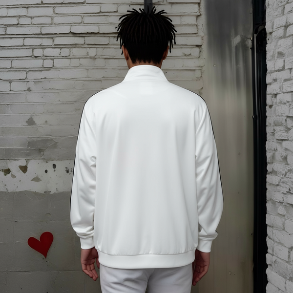 *SEAN JOHN* (GREY-MULTI) POLYESTER ZIP UP TRACK JACKETS (XB SIZED)