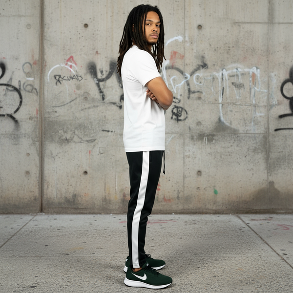 *SEAN JOHN* (*GREEN-MULTI*) •POLYESTER JOGGER SWEATPANTS• (XB SIZED)