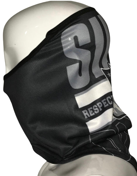 *All Season Face Coverings* ~SILVER AND BLACK~