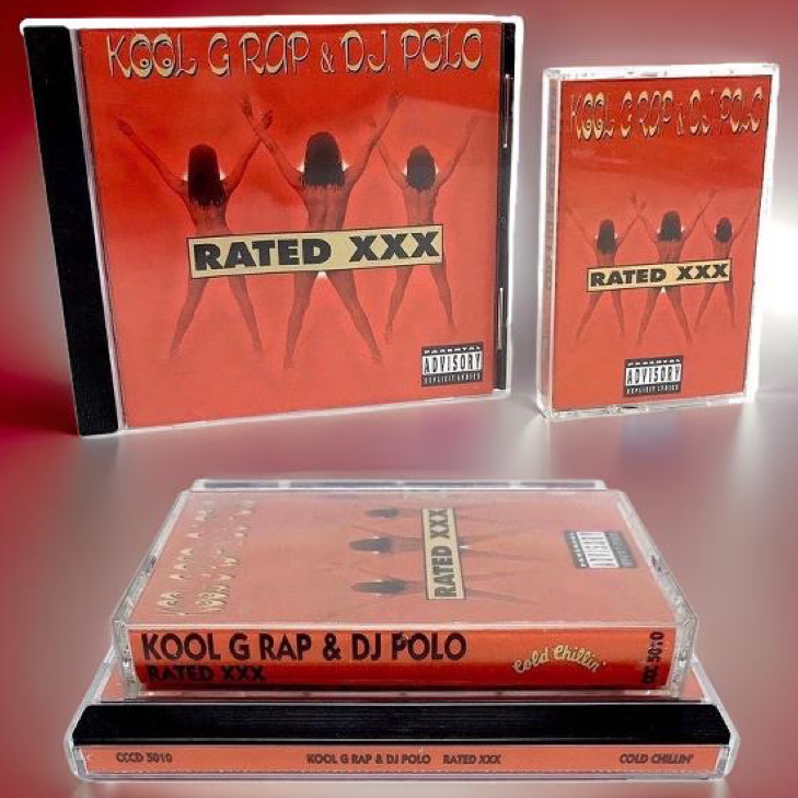 •KOOL G RAP & D.J. POLO - RATED XXX• (1996) (CASSETTE & CD AVAILABLE) (ORIGINAL PRESSINGS)
