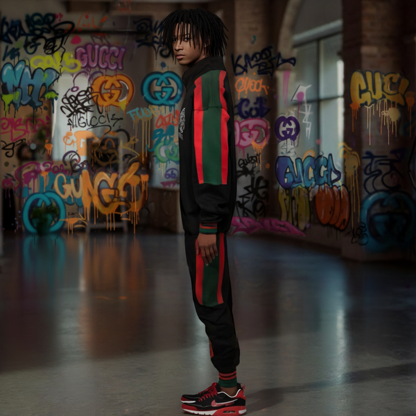 •IDFWU V3R$@C3• (STYLE) LUXURY ZIP UP TRACK SUITS (CUT & SEW)