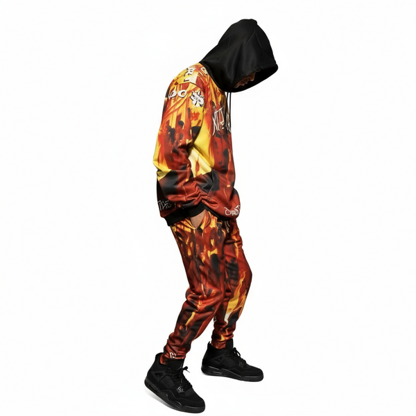 •SHORTY THE PIMP• ~1992 ALBUM COVER~ JOGGER SWEATSUIT (HOODED) (FLEECY SOFT LINED)