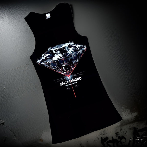 *CALI DIAMOND* ~FLUTED~ TANK TOPS FOR WOMEN