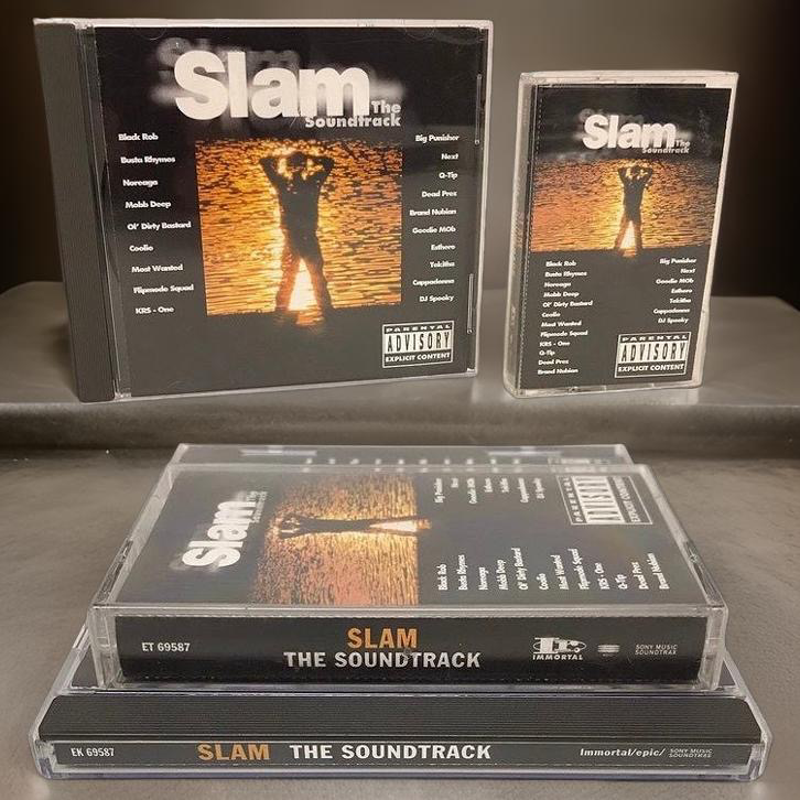 •SLAM - MUSIC FROM THE MOTION PICTURE SOUNDTRACK• (1998) (CASSETTE & CD AVAILABLE) (ORIGINAL PRESSINGS)