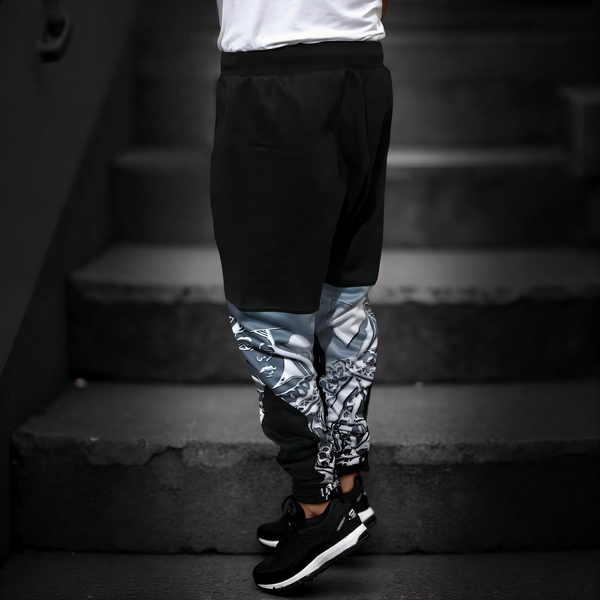 •QUEEN•OF•HEARTS• ~LUXURY JOGGER SWEATPANTS~ (CUT & SEW) (EMBROIDERED LOGO)