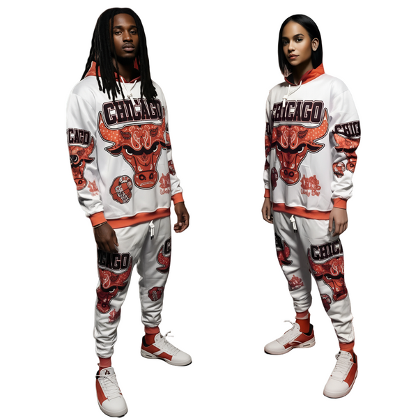 *CHICAGO* ~WINDY CITY~ JOGGER SWEATSUITS (FLEECY SOFT LINED)