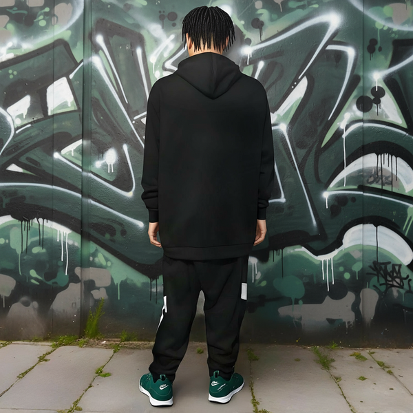 •SEAN JOHN• (GREEN~MULTI) POLYESTER HOODED ZIP UP TRACKSUITS (XB SIZED)