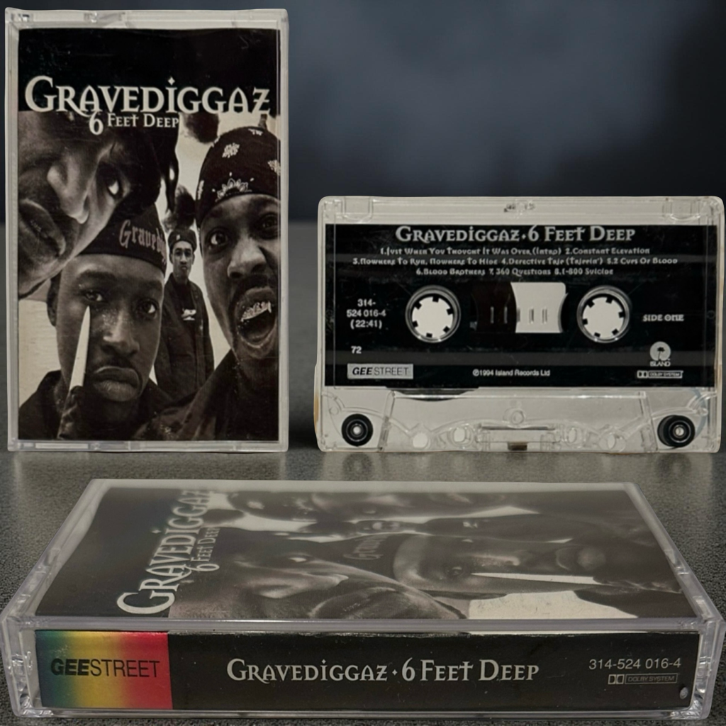 •GRAVEDIGGAZ - 6 FEET DEEP• ~1994 OG PRESSING~ (CASSETTE TAPE)