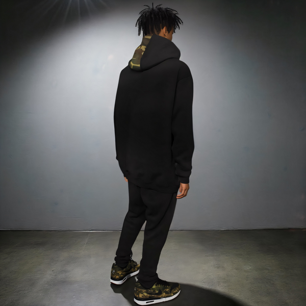 •23 GOAT• CAMOUFLAGE LUXURY ZIP UP SWEATSUITS (CUT & SEW) (EMBROIDERED LOGOS)