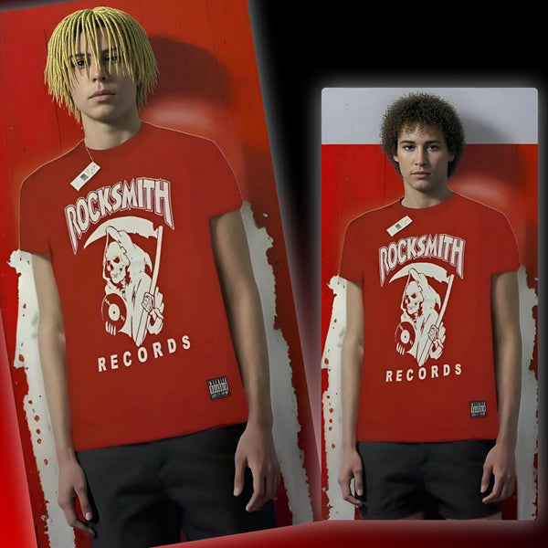 ^ROCKSMITH^ (RED) ~R.SMITH RECORDS~ SHORT SLEEVE T-SHIRT