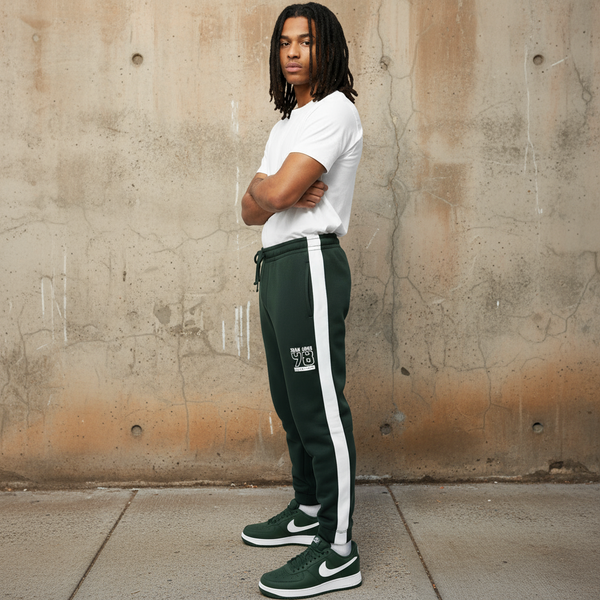 *SEAN JOHN* (*GREEN-MULTI*) •POLYESTER JOGGER SWEATPANTS• (XB SIZED)