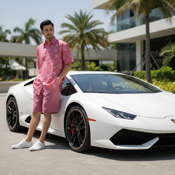 •PINK FLORAL MATCHING CASUAL SETS• ~Lightweight summer casual wear~