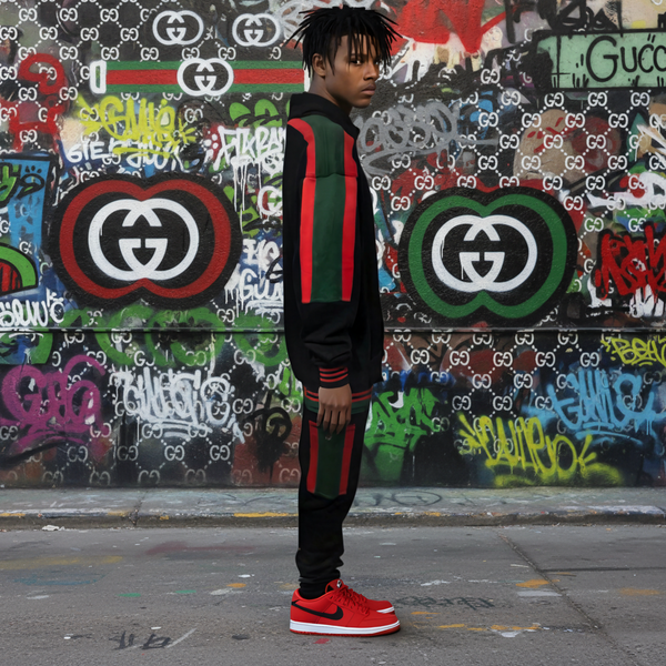 •IDFWU V3R$@C3• (STYLE) LUXURY ZIP UP TRACK SUITS (CUT & SEW)