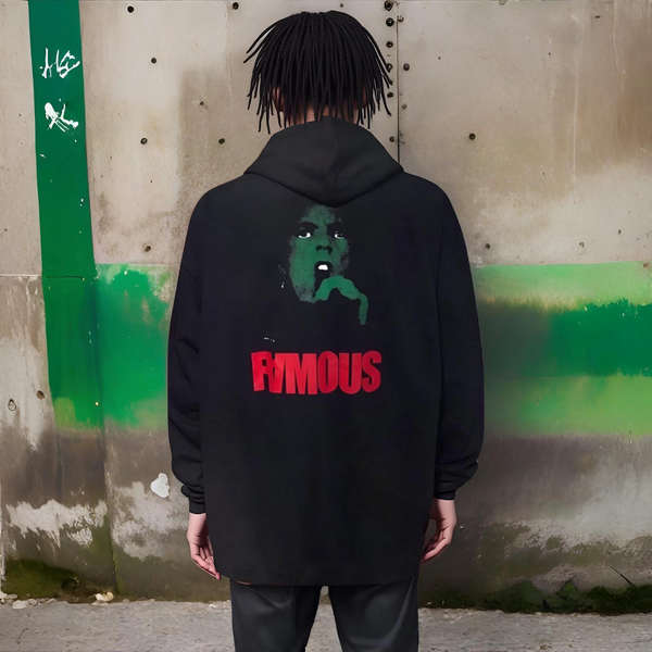 ^FAMOUS STARS AND STRAPS^ (BLACK) ZIP UP HOODIES FOR MEN