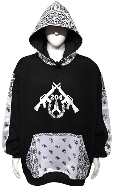 *204 LA FAMILIA* ~TEAM AK~ LUX HOODIES (CUT & SEW WITH EMBROIDERED LOGOS)