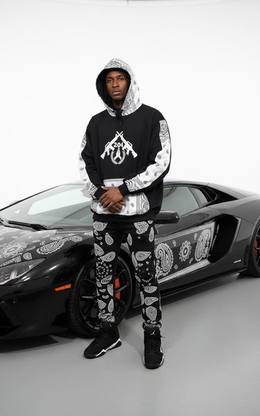*204 LA FAMILIA* ~TEAM AK~ LUX HOODIES (CUT & SEW WITH EMBROIDERED LOGOS)