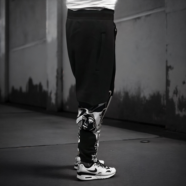 •QUEEN•OF•HEARTS• LUXURY JOGGER SWEATPANTS (CUT & SEW) (EMBROIDERED LOGO)