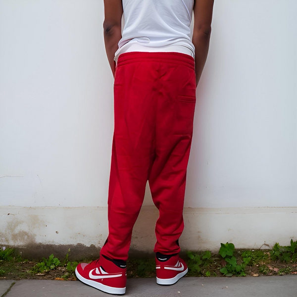 ^SEAN JOHN^ (RED) POLYESTER JOGGER SWEATPANTS (XB SIZED)