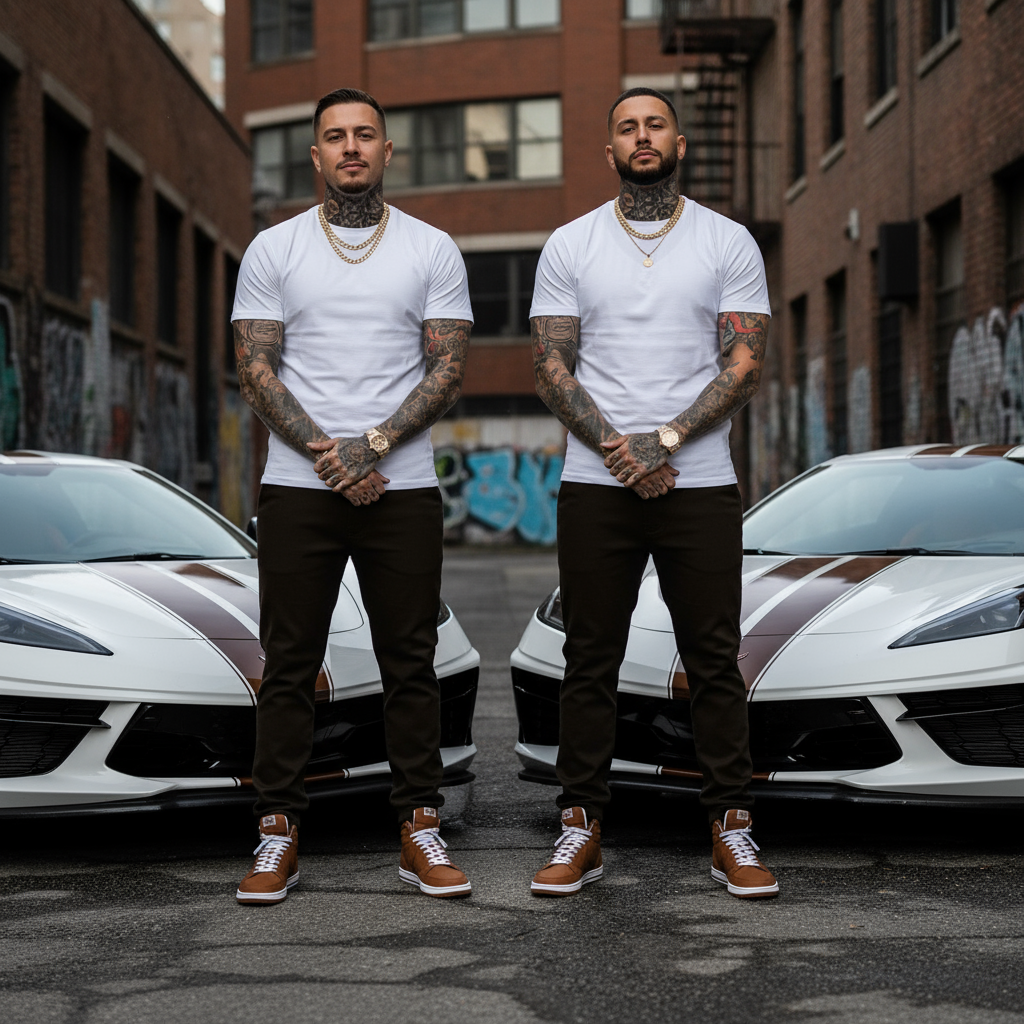 *REFLEX* ~STRAIGHT FIT~ DENIM JEANS (CHOCOLATE BROWN) (WAIST 40")