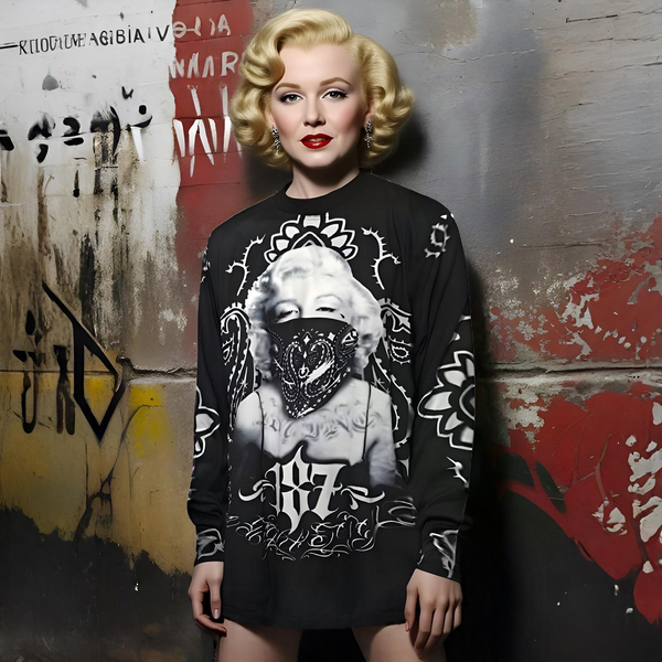^MARILYN MONROE 187^ LONG SLEEVE TEES