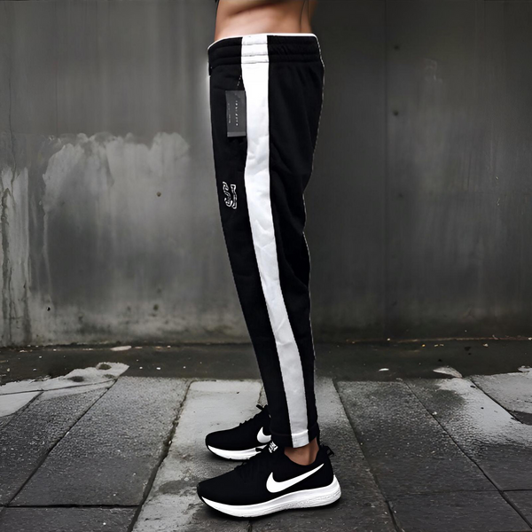 ^SEAN JOHN^ (BLACK) POLYESTER JOGGER SWEATPANTS (XB SIZED)