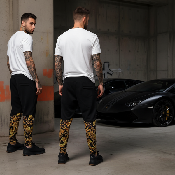 •KING V3R$@C3• LUXURY CUT & SEW SWEATPANTS FOR MEN (EMBROIDERED LOGO)