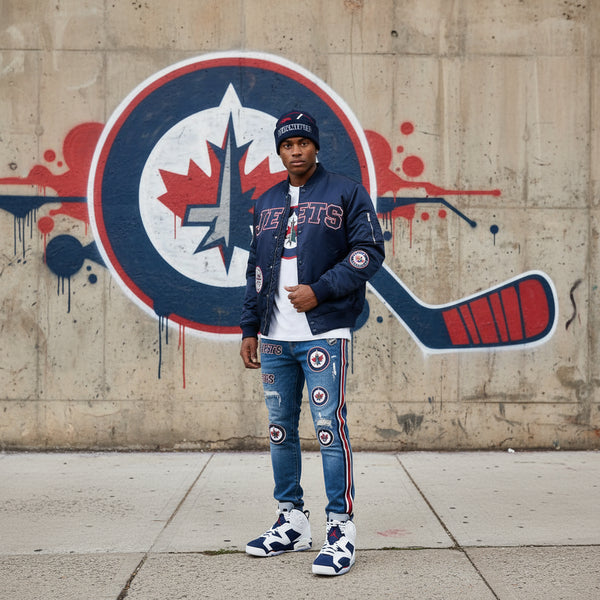 *WINNIPEG JETS* Winter beanies by Mitchell & Ness