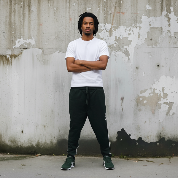 *SEAN JOHN* (*GREEN-MULTI*) •POLYESTER JOGGER SWEATPANTS• (XB SIZED)