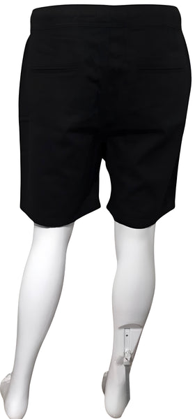 *CROOKS & CASTLES* (BLACK) COTTON SHORTS FOR MEN (EMBROIDERED LOGO)