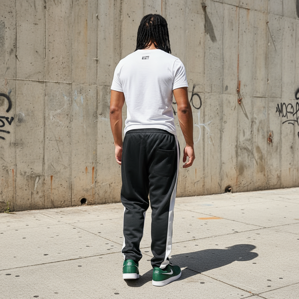 *SEAN JOHN* (*GREEN-MULTI*) •POLYESTER JOGGER SWEATPANTS• (XB SIZED)