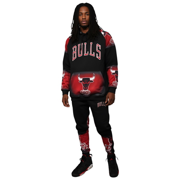 ^BULLS^ (WINDY CITY) *CUT & SEW* LUXURY JOGGER SWEATSUITS