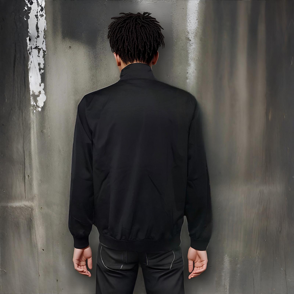 ^SEAN JOHN^ (BLACK) POLYESTER ZIP UP TRACK JACKETS
