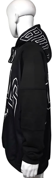 *BULLS* (BLACK) *CUT & SEW* LUXURY PULLOVER HOODIES FOR MEN