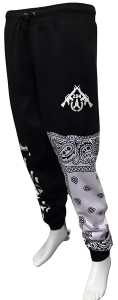 *204 LA FAMILIA* ~TEAM AK~ LUX JOGGER SWEATPANTS (EMBROIDERED LOGO)