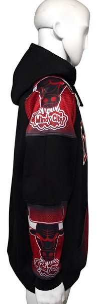 *BULLS* (WINDY CITY) *CUT & SEW* LUXURY HOODIES FOR MEN