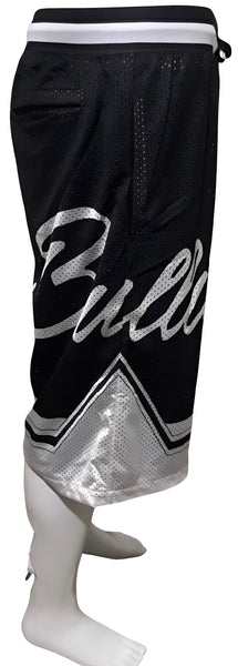 ^CHI-TOWN BULLIES^ (BLACK-WHITE) MESH BASKETBALL JERSEYS