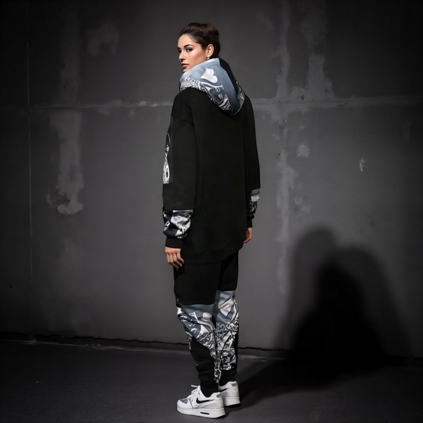 •QUEEN•OF•HEARTS• ~LUXURY JOGGER SWEATSUITS~ (CUT & SEW) (EMBROIDERED LOGO)