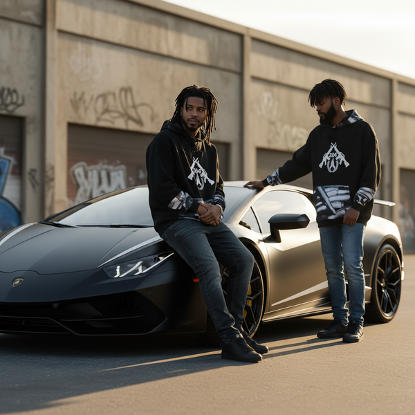 *204 LA FAMILIA* ~TEAM AK~ LUX HOODIES (CUT & SEW WITH EMBROIDERED LOGOS)