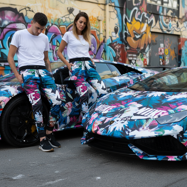 *SWOOSH* ~JOGGER SWEATPANTS FOR WOMEN~ (TROPICAL/FLORAL)