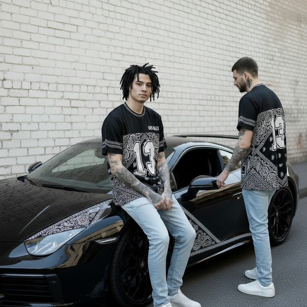*13 LOS ANGELES - BANDANA* ~Activewear summer T-Shirt~
