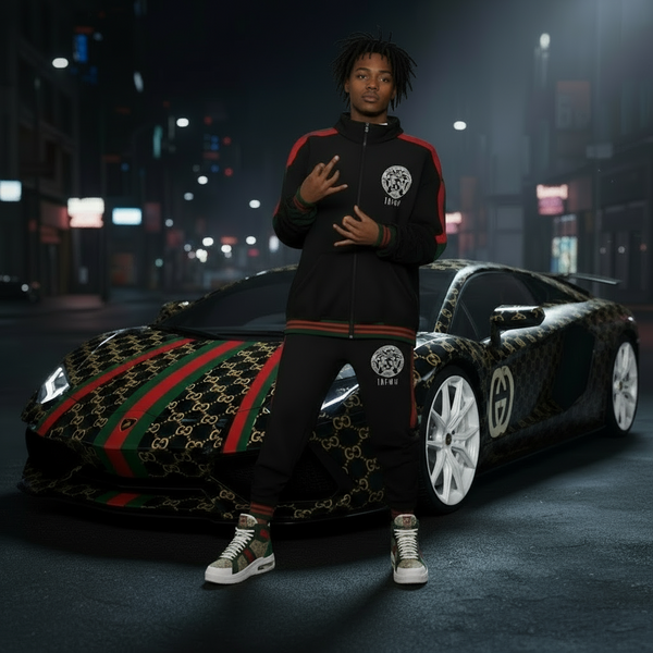 •IDFWU V3R$@C3• (STYLE) LUXURY ZIP UP TRACK SUITS (CUT & SEW)