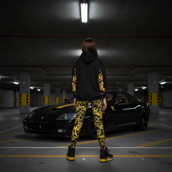 •QUEEN V3R$@C3• LUXURY CUT & SEW PULLOVER HOODIES (UNISEX) (EMBROIDERY)